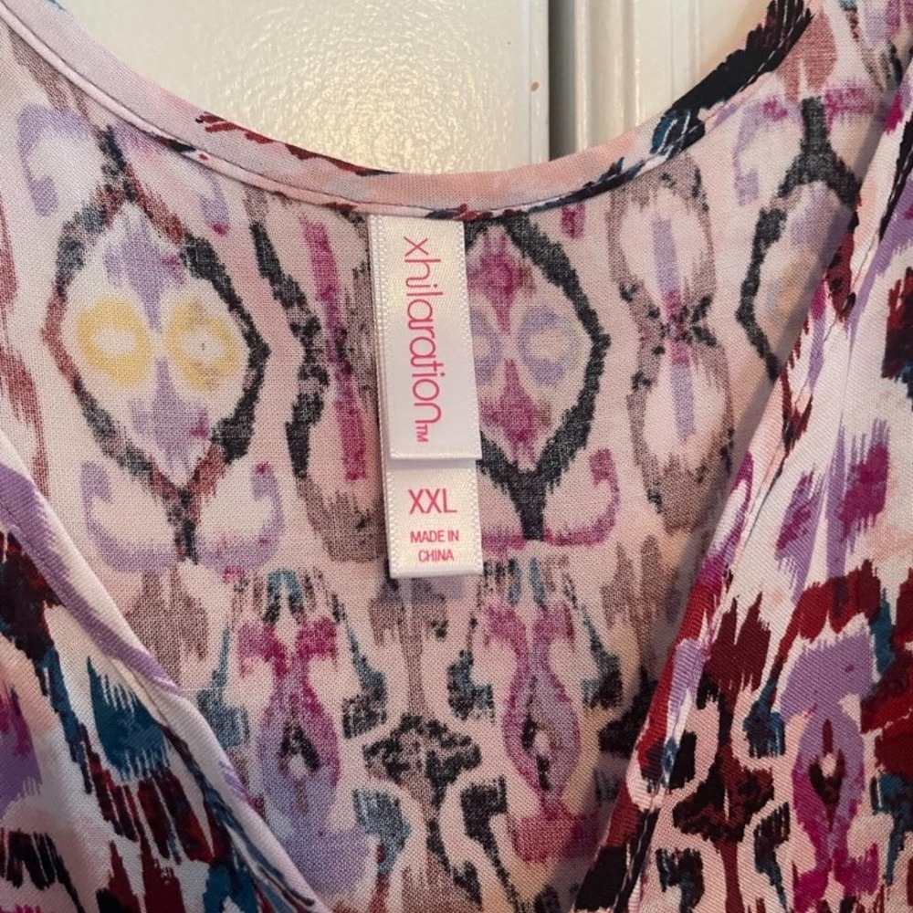 Xhilaration Ikat Cold-Shoulder Dress - Picture 5 of 7